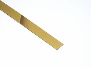 Płaskownik stalowy złoty błyszczący 1x270cm IG10