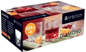 Zestaw szklanek PASABAHCE Diamond 325 ml (6 sztuk)