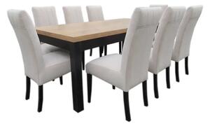 Stół Mk7 + 8 krzeseł Simi