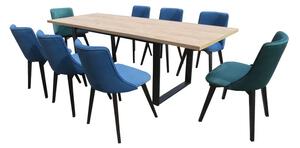 Stół Nefro + 8 krzeseł Ismena