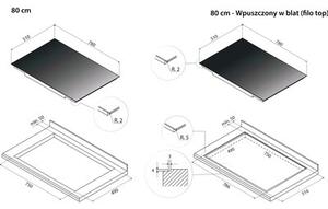 Płyta indukcyjna FALMEC P01F7851.00 ZZZN400F