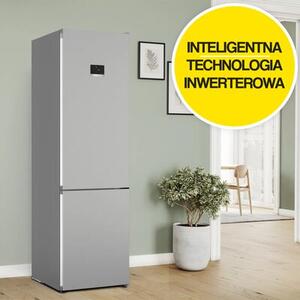 Lodówka BOSCH KGN397LDF No frost 203cm Srebrna