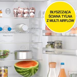 Lodówka BOSCH KGN397LDF No frost 203cm Srebrna
