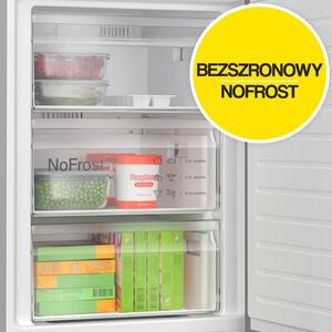 Lodówka BOSCH KGN397LDF No frost 203cm Srebrna