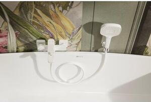 Bateria wannowa natynkowa KFA ARMATURA Malaga 4524-010-44 Biały