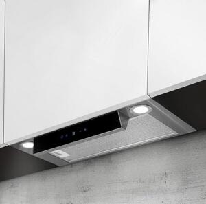 Okap AFRELLI Prima Evo 60 Inox/czarne szkÅo 635m3/h 64dB klasa B Timer