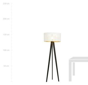 Lampa stojąca podłogowa Emibig 1xE27 60W ASTON LP1 WHITE/GOLD 1147/LP1