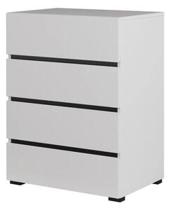 Komoda CROSS 4S 60cm biaÅa/czarna