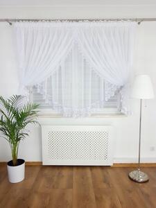 Firanka z gipiurÄ uszyta z woalu 400x160cm