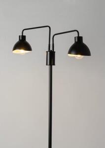 Lampa podłogowa nowoczesna dekoracyjna czarna podwójna 2xE27 15W Holi Sigma Lighting