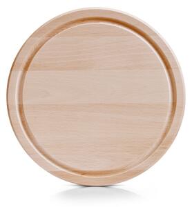 Okrągła deska do krojenia z drewna bukowego, Ø 25 cm