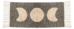 Różowo-szary dywan z domieszką bawełny Sass & Belle Moon Phases, 80 x 45 cm