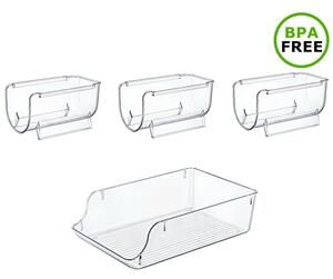 Organizer do lodówki EASYFORM Clear Cans 8.5 L + Do butelek (4 szt.)
