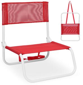 Krzesełko turystyczne składane DARON czerwone