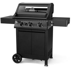 Grill ogrodowy gazowy KOLER Krone Compact Czarny 15.5 kW 60 x 46 cm