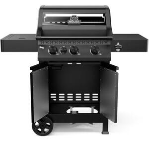 Grill ogrodowy gazowy KOLER Krone Compact Czarny 15.5 kW 60 x 46 cm