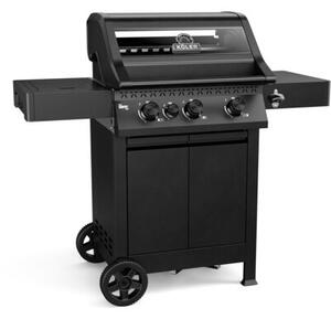 Grill ogrodowy gazowy KOLER Krone Compact Czarny 15.5 kW 60 x 46 cm