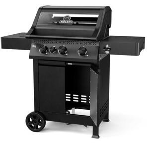 Grill ogrodowy gazowy KOLER Krone Compact Czarny 15.5 kW 60 x 46 cm