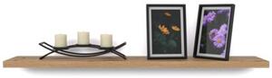 Półka Wisząca STIVMEBLE Ścienna 80 cm na książki zdjęcia 80x15x1,8 cm Dąb Wotan