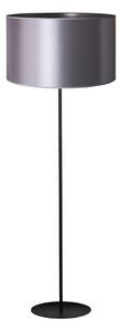 Duolla Duolla - Lampa podłogowa CANNES 1xE27/15W/230V śr. 45 cm srebrna/czarna DU602938