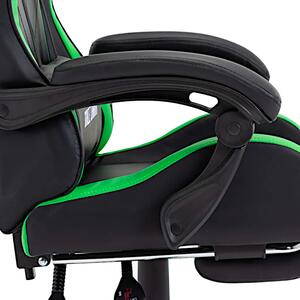 Fotel gamingowy z podnóżkiem - Caragese 3X