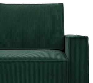 Kanapa rozkÅadana, sztruks, Union, 220x95x92 cm, butelkowa zieleÅ | TYLETEGOTU