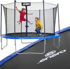 Trampolina ogrodowa ENERO 1078182 366 cm Czarno-niebieski