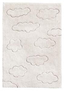 Ręcznie tkany dywan 90x130 cm w chmurki RUGCYCLED Cloud