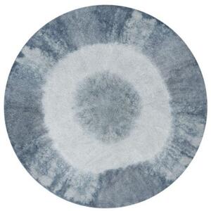 Dekoracyjny dywanik - ręcznie barwiony TIE-DYE Vintage Blue