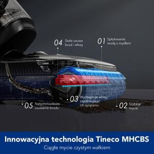 Odkurzacz mopujący TINECO Switch S7 Stretch Premium aktywne mycie, separacja wody