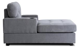 Fotel Wypoczynkowy Kanapa Sofa Do Salonu Sypialni Tapicerowany NEO Szary