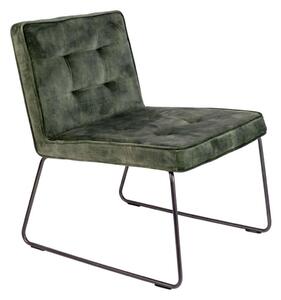 Fotel wypoczynkowy Enzo, do salonu, wygodny, zielony