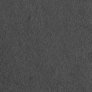 Prześcieradło EUROFIRANY Design 91 Frotte 140 x 200 cm Czarny