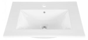 Szafka pod umywalkę ARUBA 821 80 cm biała/dąb