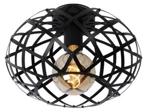 Metalowa lampa sufitowa Wolfram w czarnym kolorze