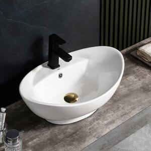 Umywalka nablatowa HYDROSAN TERA-WH-585 Owalny Biały