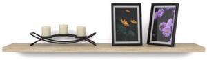 Półka Wisząca STIVMEBLE Ścienna 80 cm na książki zdjęcia 80x15x1,8 cm Dąb Sonoma