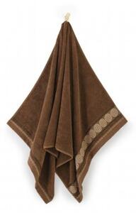 Ręcznik Rondo 2, 70x140, Brązowy-BR-025T