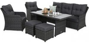 Zestaw mebli ogrodowych HOME & GARDEN Bergamo 456852 Szary