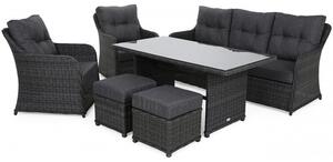 Zestaw mebli ogrodowych HOME & GARDEN Bergamo 456852 Szary