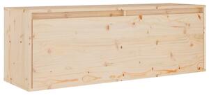 Szafka ścienna, 100x30x35 cm, lite drewno sosnowe