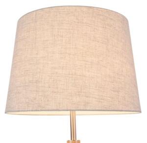 Lampa podłogowa beżowa z abażurem Calvin Maytoni Z177-FL-01-BR