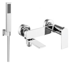 Mexen Zero R02 bateria wannowa z zestawem prysznicowym, chrom - 7113R02-00