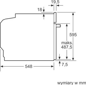 Piekarnik BOSCH HBG7722B1 Elektryczny Czarny A+