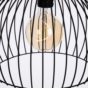 Nowoczesna lampa wisząca czarna 30 cm - Koopa Oswietlenie wewnetrzne