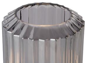 Moderne tafellamp zwart met smoke glas oplaadbaar - Millie Oswietlenie wewnetrzne