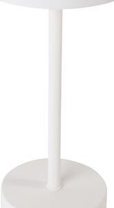Nowoczesna lampa stołowa biała na akumulator - Poppie Oswietlenie wewnetrzne