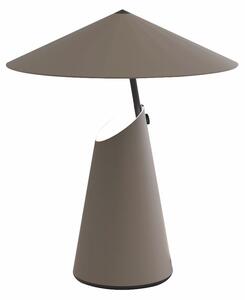 Dekoracyjna lampka stołowa Taido - kolor brązowy / taupe