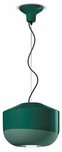Duża lampa wisząca Retro Bellota L - ciemna zieleń