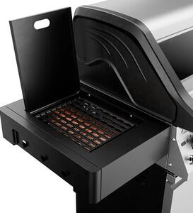 Grill ogrodowy gazowy KOLER Krone S1 Silver 21.6 kW 73 x 46 cm